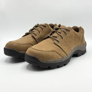 Duluth Trading Company 61512 Men’s Brown Wild Boar Oxford Leather Lace Up Shoes